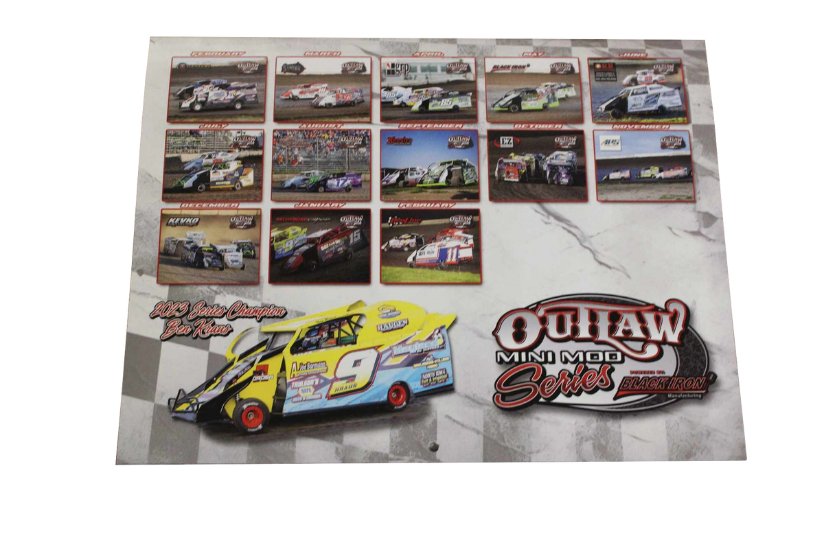 2024 OMMS Calendar Bat Wing Chassis